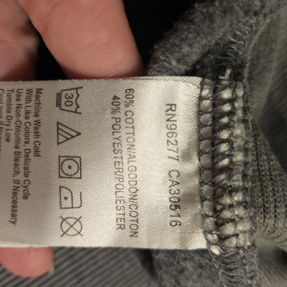 Vans Men's Zip-Up‎ Hoodie in Gray